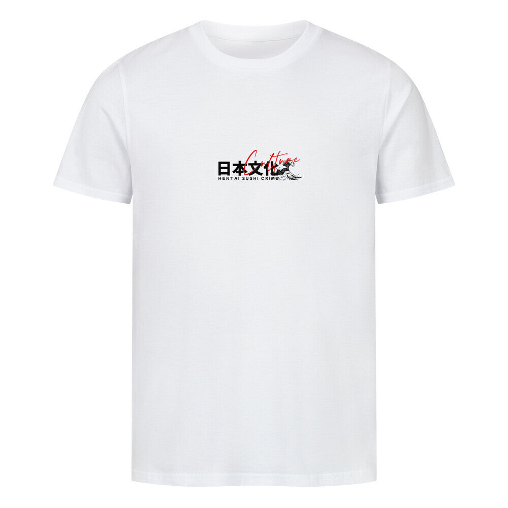 Provokant stylisches Herren Streetwear T-Shirt der Japan Kultur. Hentai, Sushi und ist genau dein Ding? Dann hol dir dieses Premium-T-Shirt in normaler Passform! Farbe weiß, Bio-Baumwolle 150GSM
