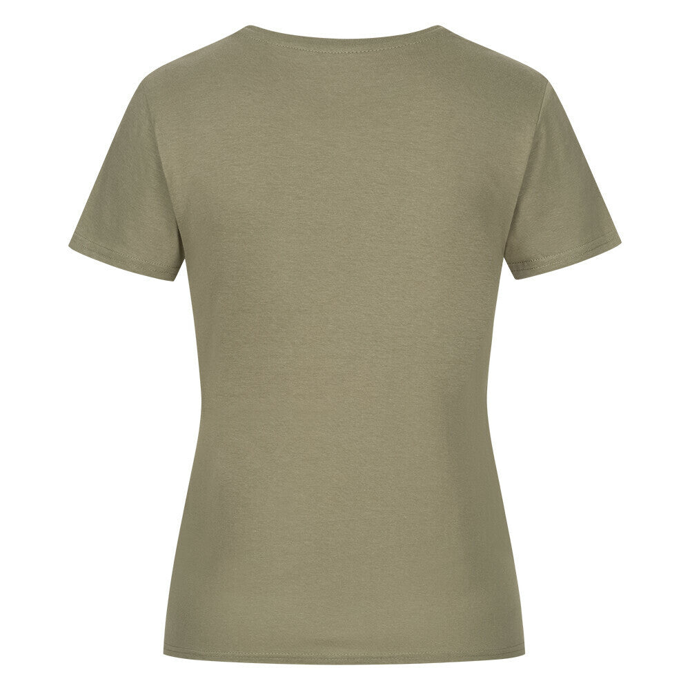 Classic Organic Damen Shirt "hotter than WiFi" olive