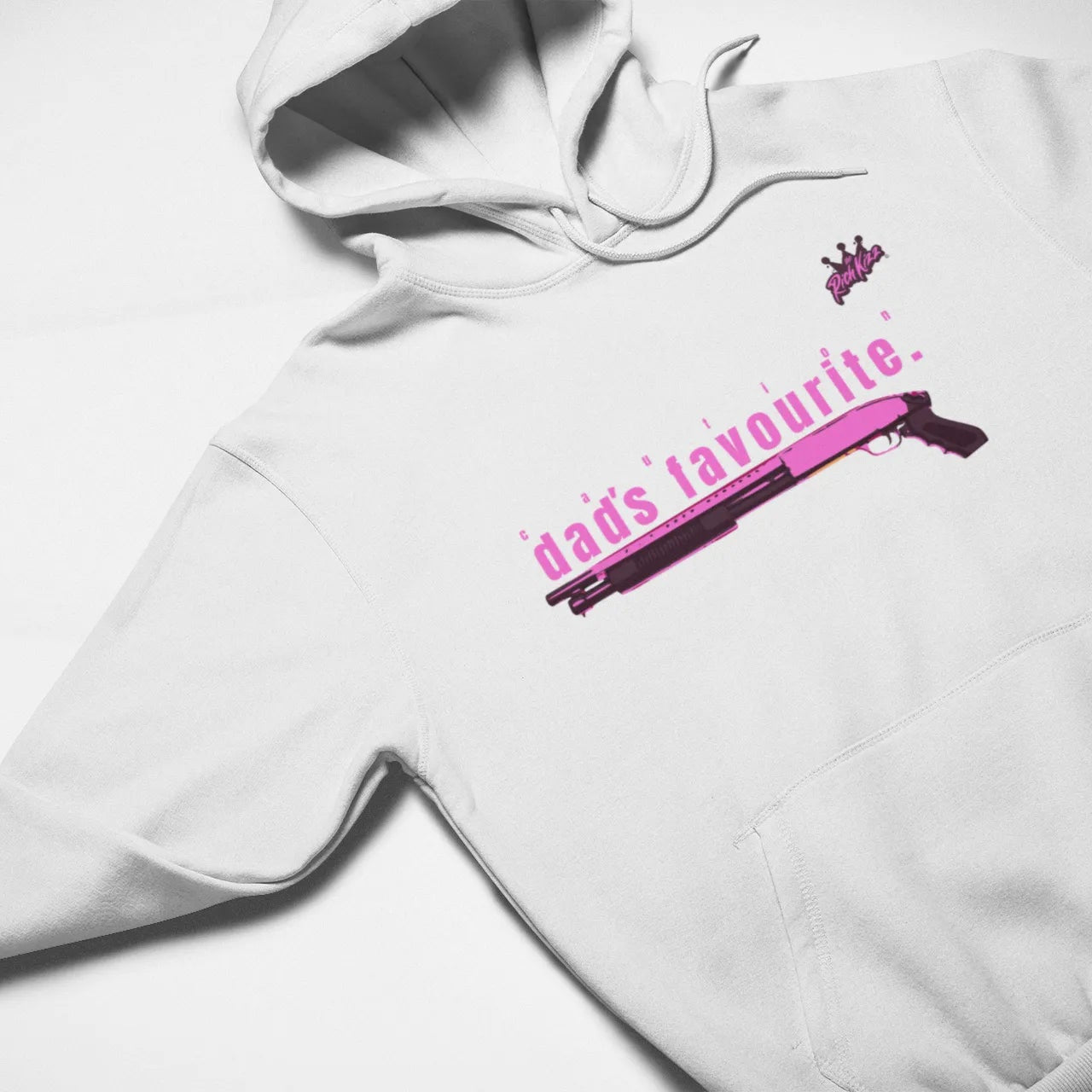 Premium Hoodie im gemütlichen Unisex Schnitt. Leg dich nicht mit Daddy's Liebling an! cooler süßer Hoodie für Frauen