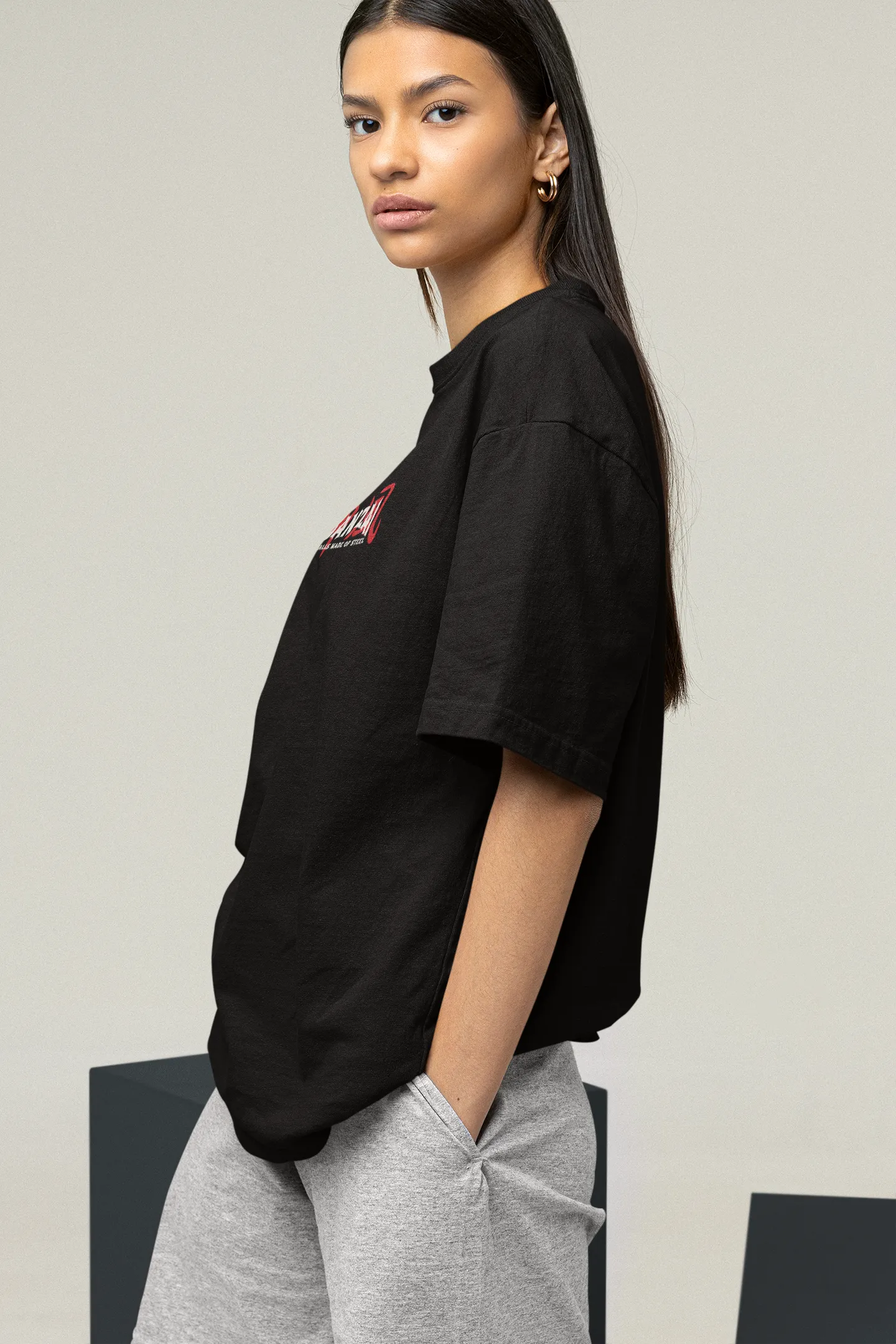 Oversized Shirt Japan Edition, BANZAI, Richkizz Streetwear Kamikaze Motiv Hawaii retro T-Shirt mit angesagtem provokanten Print Motiv für Männer mit Balls made of Steel krasses Shirt mit Druck Damen