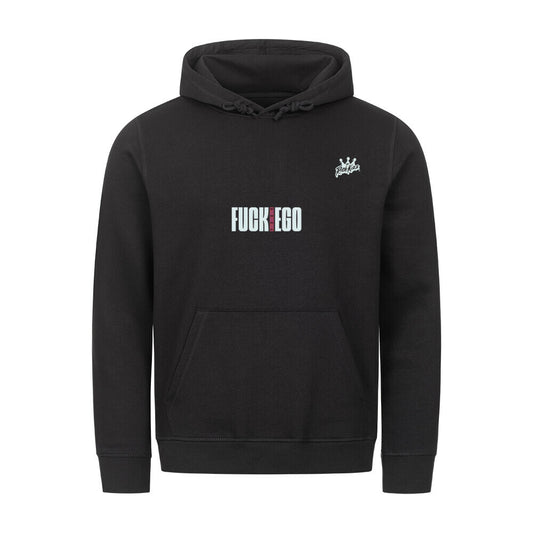 Unisex Kapuzenpullover mit Bauchtasche in normaler Passform. Gefertigt aus 85% Bio-Baumwolle und fck your Ego Print, für eine klare Ansage.
85% gekämmte ringgesponnene Bio-Baumwolle, 15% Polyester, 280 GSM