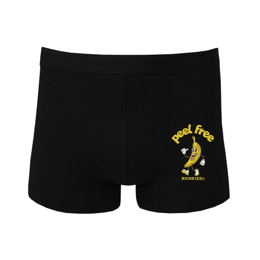Freche Boxershorts peel free , lustige Boxershorts für Herren mit Print