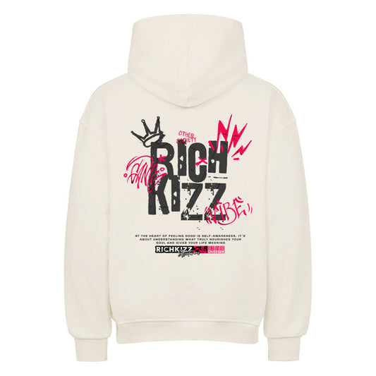 Stylischer Heavy Cotton Premium-Hoodie im Oversized-Schnitt, Männer Hoodie Kapuzenpullover lässig geschnitten von Richkizz Streetwear