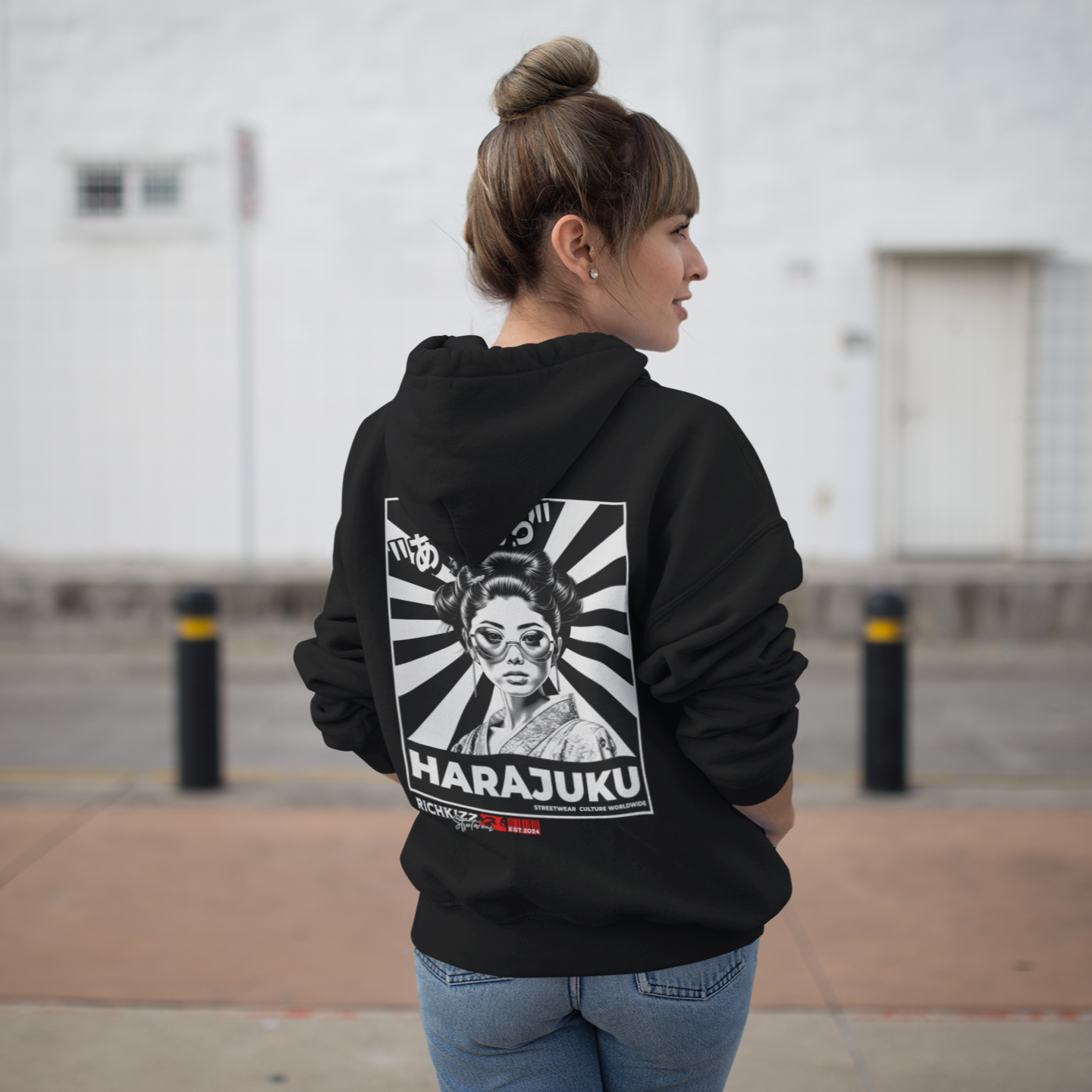 Harajuku_Frauen Hoodie unisex japan style sweatshirt designer streetwear