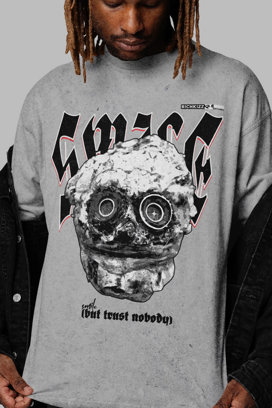 Herren Oversized Shirt "trust nobody" Richkizz, freshes streetwear oversize tee shirt mit angesagtem print