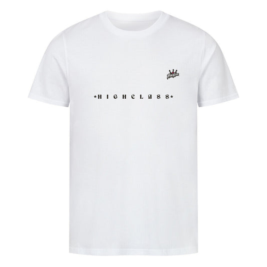 Männer Premium-T-Shirt in normaler Passform und dem extra frechen Besteller-Design "Highclass Nonne". Diesen Print findest du in keinem Laden, uns ist das egal, den Richkizz steht für Provokation! Ansonsten, 100% Baumwolle, 180 GSM, Farbe weiss