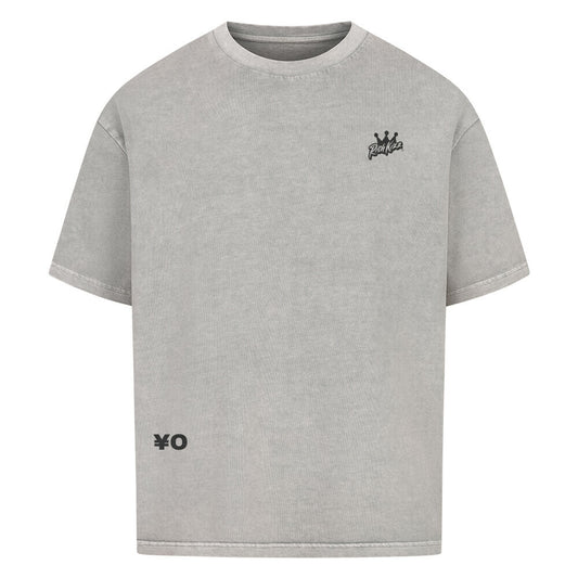 Herren Oversized Shirt JPN INKED für deinen individuellen Stil auf ganzer Linie. Der großzügige Schnitt schenkt dir Bewegungsfreiheit und Komfort, während die sanfte Waschung dem Shirt einen besonderen Charakter verleiht. Die perfekte Wahl für deinen authentischen Look! Farbe washed grey, Tokyo Japan Tattoo Motiv