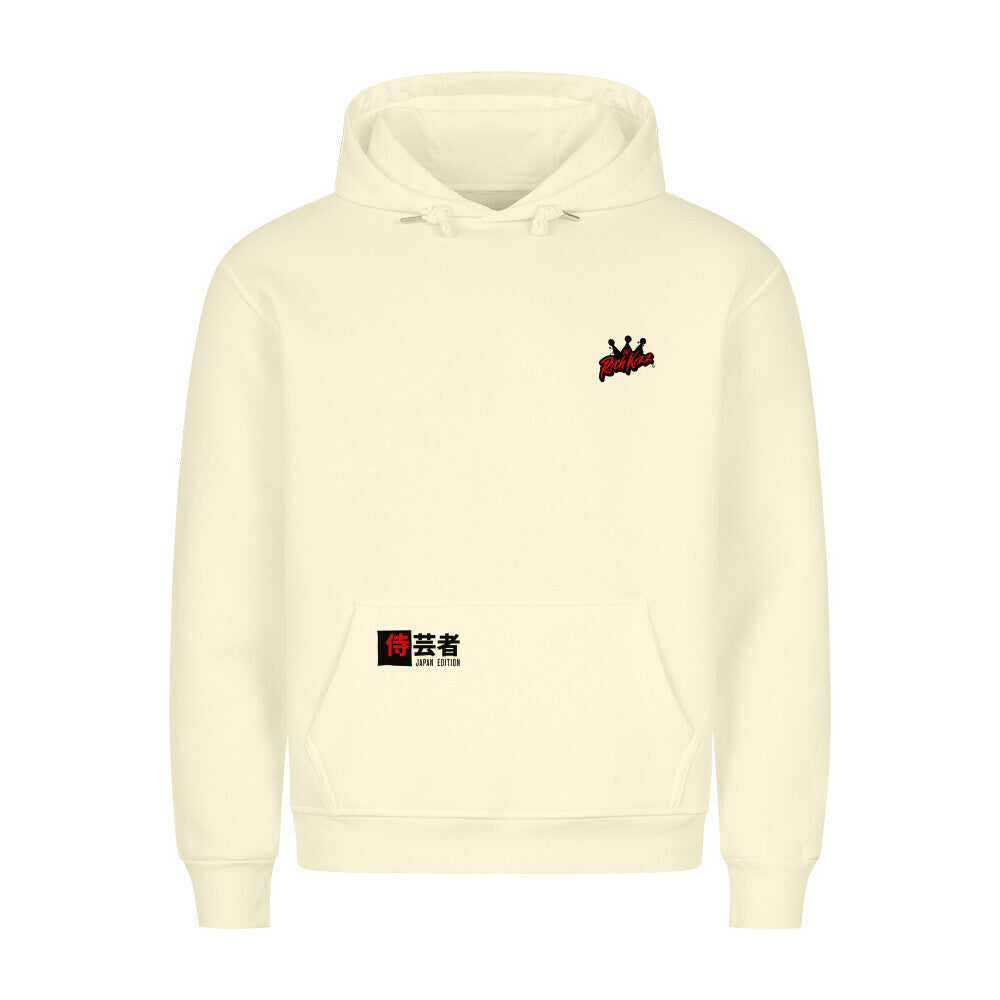 Premium Unisex Hoodie - Japan Ltd. Richkizz Samurai Geisha Motiv, schöner Kapuzenpullover natural Raw