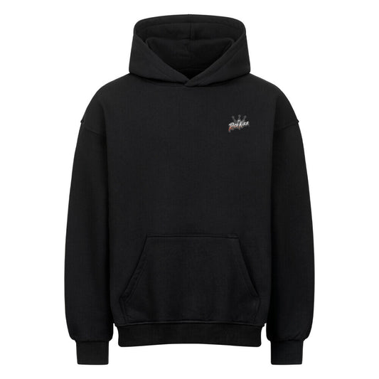 Herren Oversized Hoodie Lincoln Chaos, Kapitalismus Money Hoodie für Männer, schwarzer Kapuzenpullover Jungen mit Print, oversize hoodie black mit coolem Motiv Streetwear