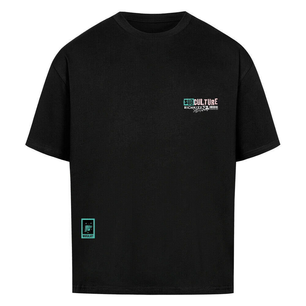 Herren Oversized Shirt "Idiots Reboot" schwarz mit coolem angesagtem ufo Print witzig