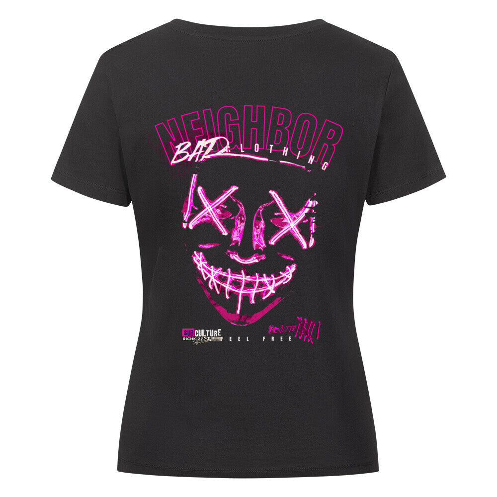 Besser keinen Strees mit dir, die nächste Purge kommt bestimmt! Hol dir das krasse Premium Organic-Damen-Shirt für Bad Girls aus 100% ringgesponnener Bio-Baumwolle in schwarz, bad tshirt für Frauen