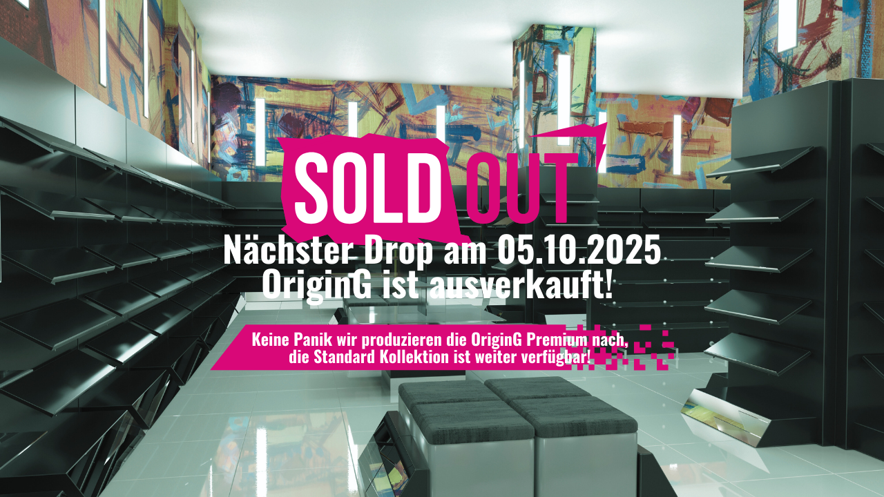 Unsere Premium Streetwear made in Germany bei Zwickau, nächster Drop am 05.10.2025, neue Hoodies und Premium T-Shirts mit Print, handgefertigt aus feinster Pima Bamwolle, Streetwear Drop