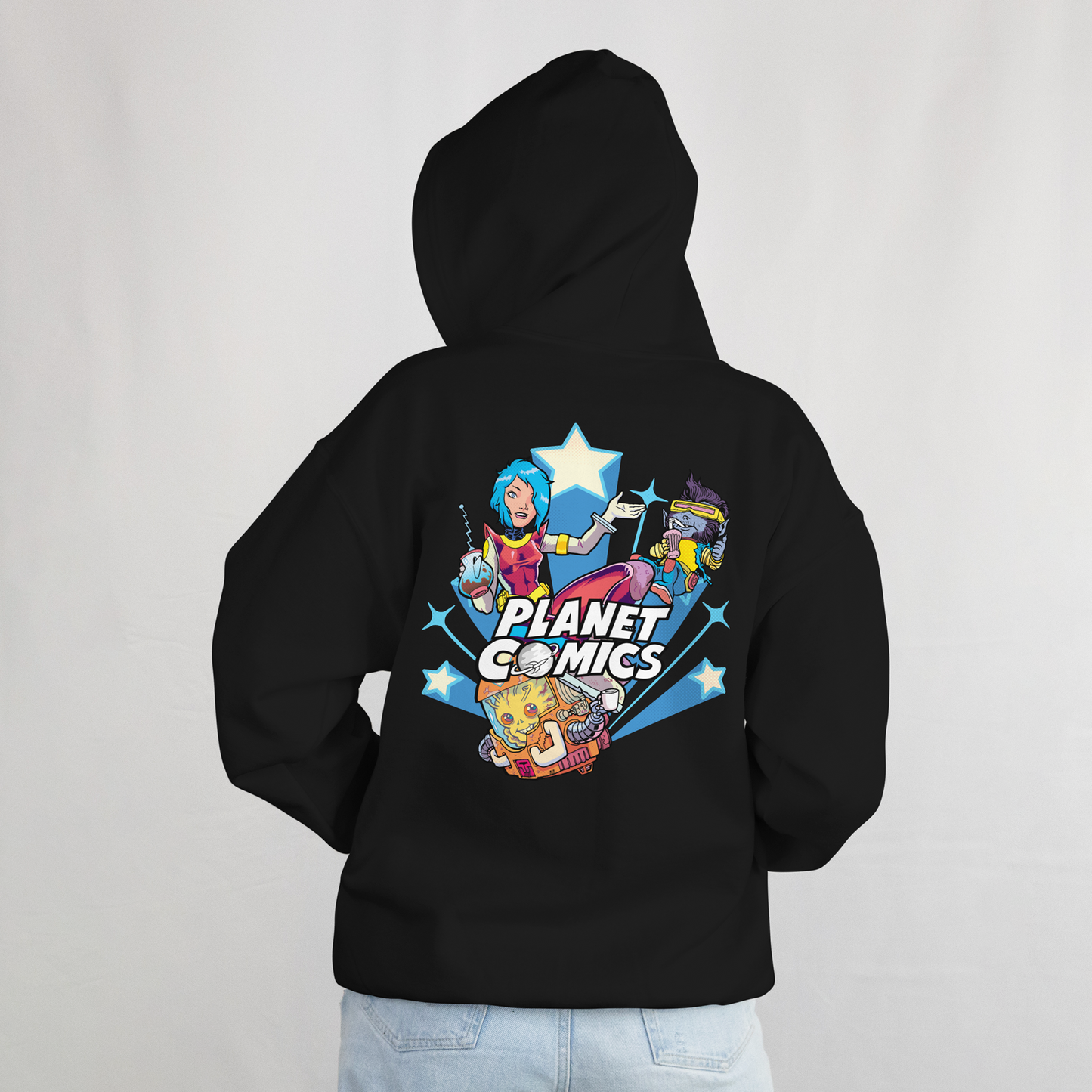 Planet Comics Zipper Hoodie "Stars"