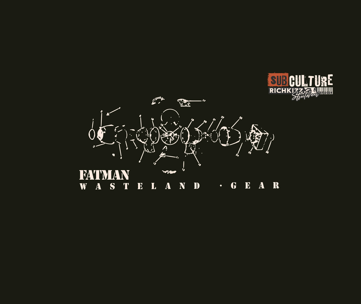 Fatman bomb motiv satire t-shirt design richkizz Streetwear