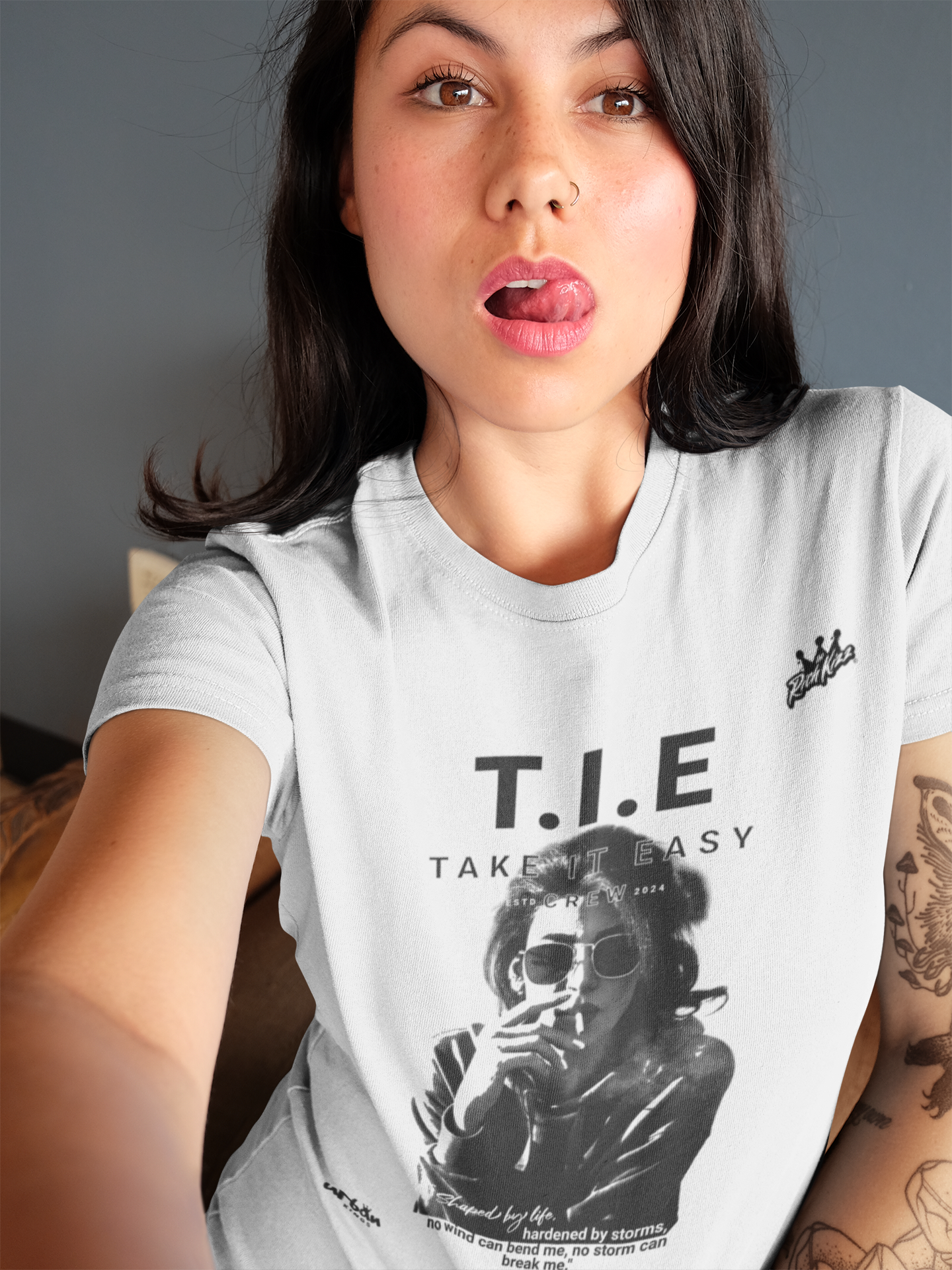 Damen Premium Organic Shirt TAKE IT EASY
