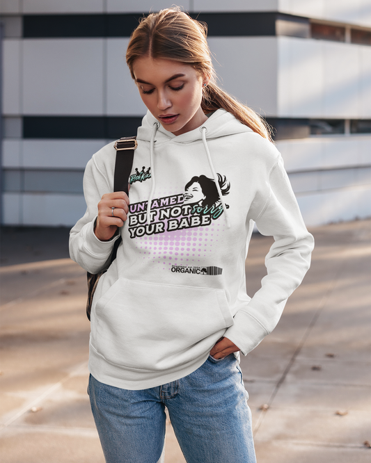 süßer Hoodie für Frauen von Richkizz Streetwear, weißer Kapuzenpullover ungezähmt wilde Frauen, frecher Hoodie für Damen