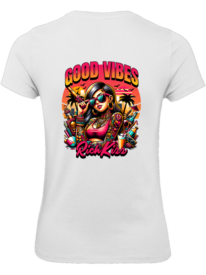 Young Streetwear Girl Shirt Richkizz good vibes - 3AI Streetwear