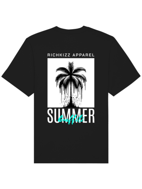 Herren oversize Shirt Richkizz Summer Graffiti - 3AI Streetwear