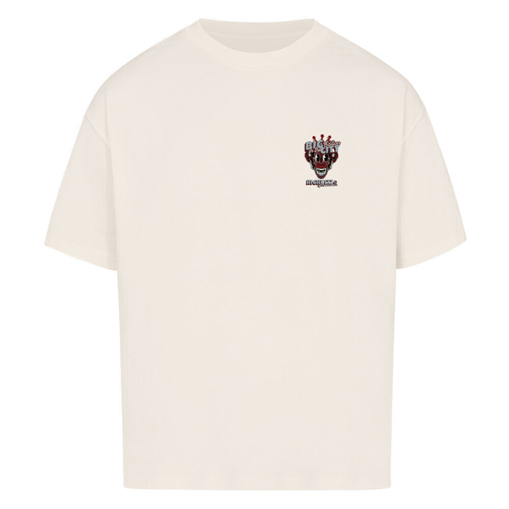 Das "BIG CITY" Oversized TEE aus der Comic Style Serie – lässig, frech und voller versteckter Details. Wer das Design knackt, ist automatisch Richkizz Member. Perfekt für jung Gebliebene mit Stil. Farbe Natural raw, 100 prozent Bazmwolle