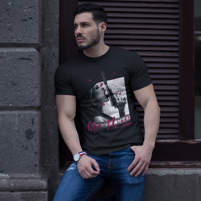 Fresh, gewagt, ein wenig sexy, dass Herren Premium T-Shirt BLOW MINDS von Richkizz in normaler Passform. Perfekter Fit für den Alltag aber trotzdem ein echtes Streetwear Piece, 100% Baumwolle, 180 GSM, Farbe schwarz mit Frontprint girls blow minds Motiv