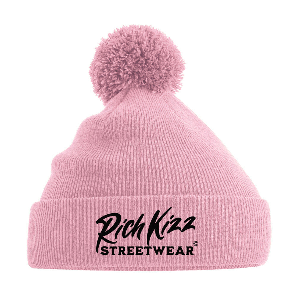 Bommelmütze Girls Richkizz Streetwear rosa