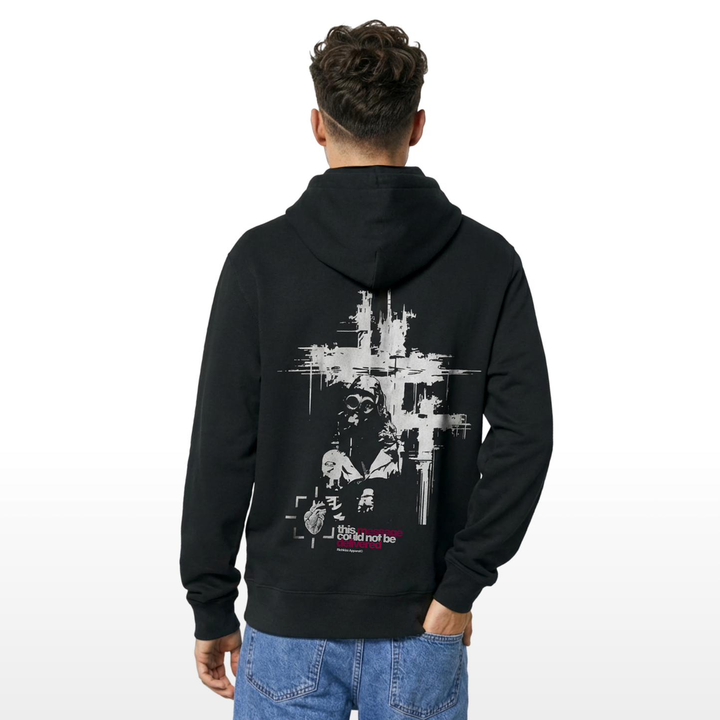 Der Heavy Hoodie Chaos – locker geschnitten, massiv verarbeitet. Flauschige Bio-Baumwolle, doppelte Kapuze mit Futter, Set-In Ärmel und robuste Metalldetails. Robustes Fischgrätenband im Nacken, verstärkte Nähte und praktische Kängurutasche. Ein Statement-Piece, das hält, was es verspricht.

Handarbeit aus Deutschland&nbsp;- ein echtes Unikat
OriginG Premium&nbsp;Produkt
Relaxed geschnitten - extra komfortabel
Limitiert auf 20 Stück am Tag
Farbe Black
Heavy 350 GSM