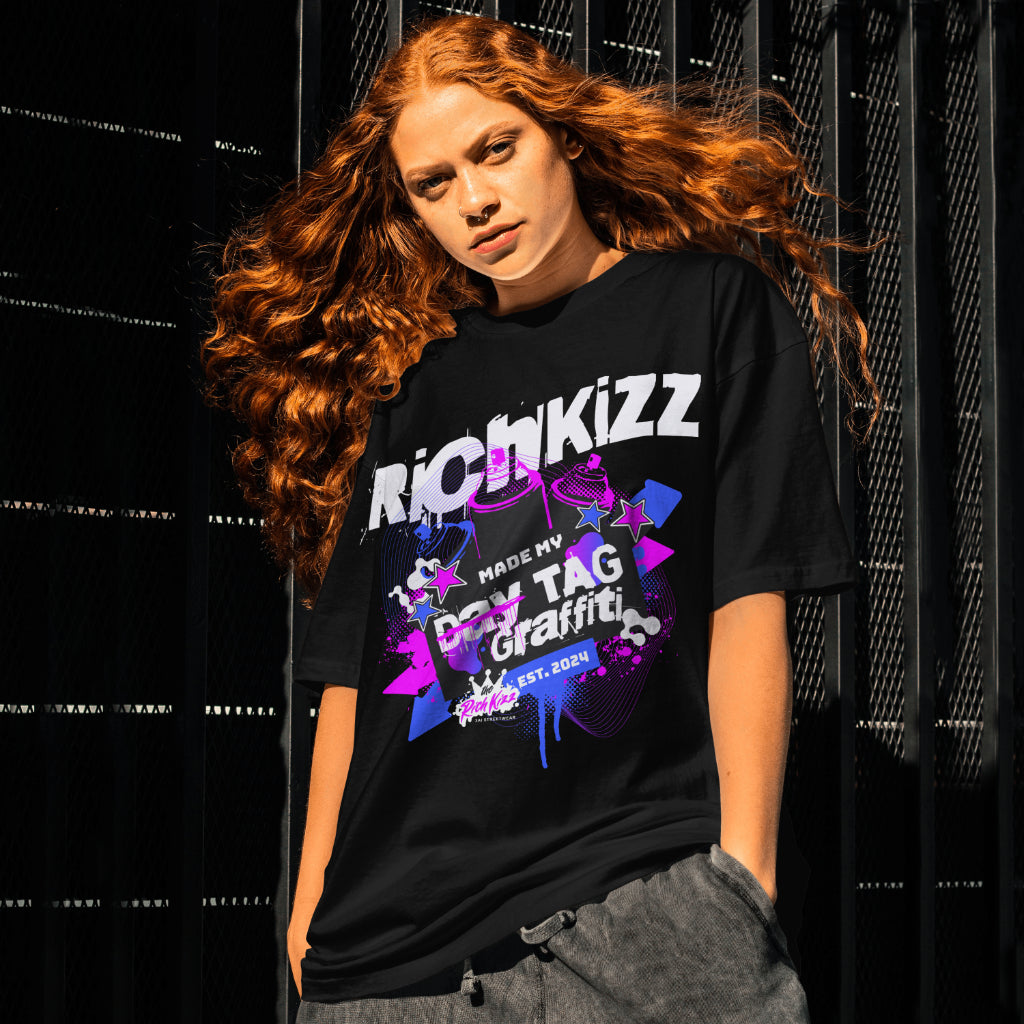 Young Streetwear unisex Shirt Richkizz Graffiti - 3AI Streetwear