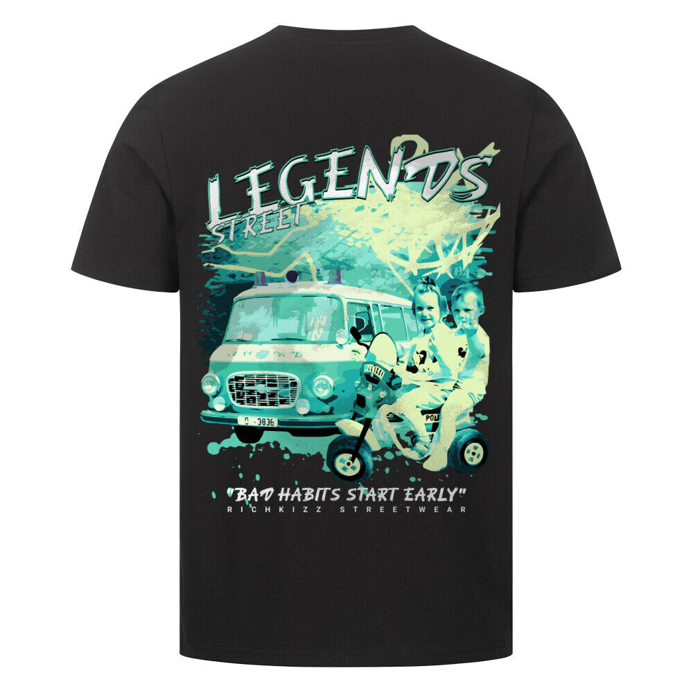 Herren T-Shirt "Street Legends" DDR Polizei T-Shirt