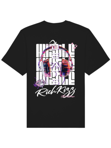 Herren Shirt oversize Richkizz hustle to my beats - 3AI Streetwear