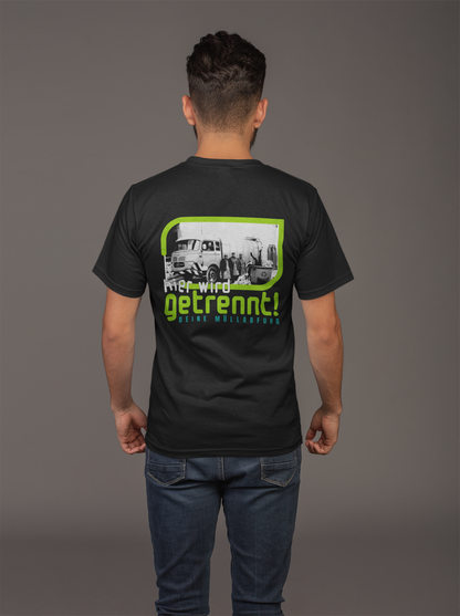 Angenehmes Premium-T-Shirt in normaler Passform, das mit seinem hohen Qualitätsstandard überzeugt. Custom Anfertigung für die Boys und Girls von der Müllabfuhr. Nach der Trennung wird entsorgt, schön frech und zweideutig, so bist du der Star auf dem nächsten Betriebsausflug, 100% Baumwolle, 180 GSM