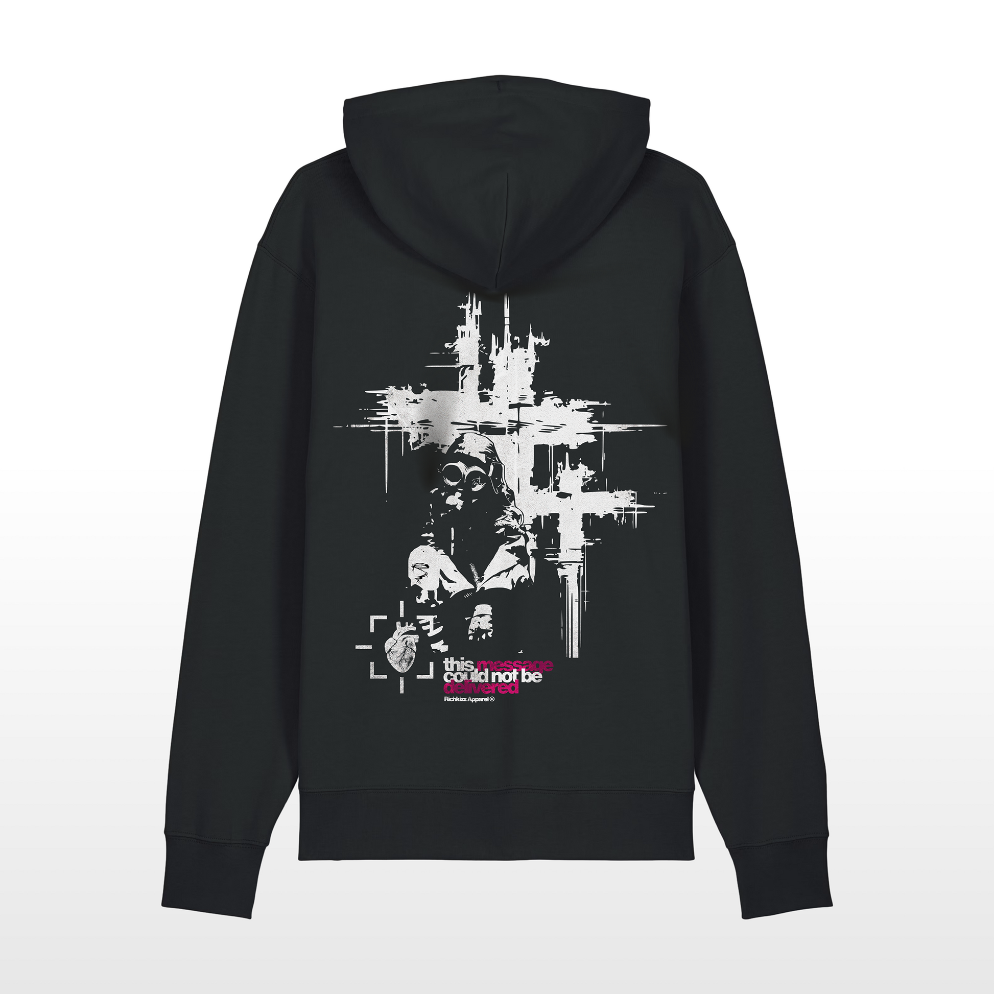 Der Heavy Hoodie Chaos – locker geschnitten, massiv verarbeitet. Flauschige Bio-Baumwolle, doppelte Kapuze mit Futter, Set-In Ärmel und robuste Metalldetails. Robustes Fischgrätenband im Nacken, verstärkte Nähte und praktische Kängurutasche. Ein Statement-Piece, das hält, was es verspricht.

Handarbeit aus Deutschland&nbsp;- ein echtes Unikat
OriginG Premium&nbsp;Produkt
Relaxed geschnitten - extra komfortabel
Limitiert auf 20 Stück am Tag
Farbe Black
Heavy 350 GSM