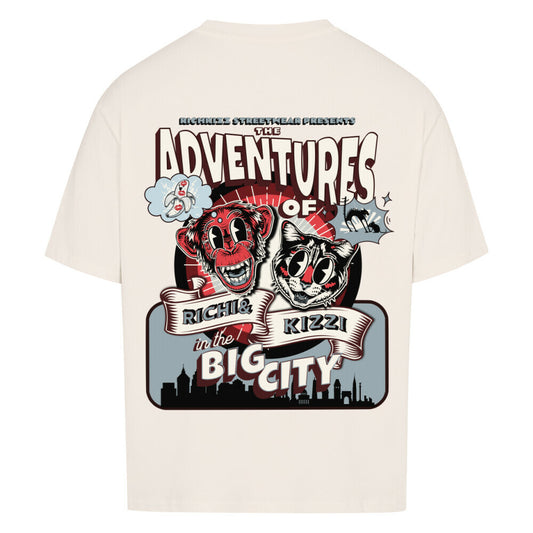 Das "BIG CITY" Oversized TEE aus der Comic Style Serie – lässig, frech und voller versteckter Details. Wer das Design knackt, ist automatisch Richkizz Member. Perfekt für jung Gebliebene mit Stil.