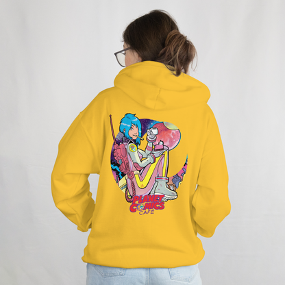 Planet Comics Custom Hoodie – Dein Design, deine Regeln

Dieser Hoodie wird individuell nach deinen Wünschen gefertigt. Gemeinsam stimmen wir vorab Farben, Style und Details bequem per WhatsApp ab, bis dein Design perfekt ist.

Nach deiner finalen Freigabe erhältst du einen persönlichen Bestell-Link, über den du jederzeit und unbegrenzt nachbestellen kannst.

Die Preise richten sich nach unserem Angebot an euch. Dieses Merch-Produkt ist nur für unseren Kunden