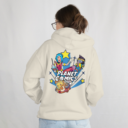Planet Comics Custom Hoodie – Dein Design, deine Regeln

Dieser Hoodie wird individuell nach deinen Wünschen gefertigt. Gemeinsam stimmen wir vorab Farben, Style und Details bequem per WhatsApp ab, bis dein Design perfekt ist.

Nach deiner finalen Freigabe erhältst du einen persönlichen Bestell-Link, über den du jederzeit und unbegrenzt nachbestellen kannst.

Die Preise richten sich nach unserem Angebot an euch. Dieses Merch-Produkt ist nur für unseren Kunden