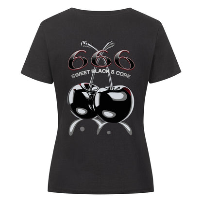 Premium Organic Damen Shirt "666" Richkizz Streetwear aus Bio-Baumwolle