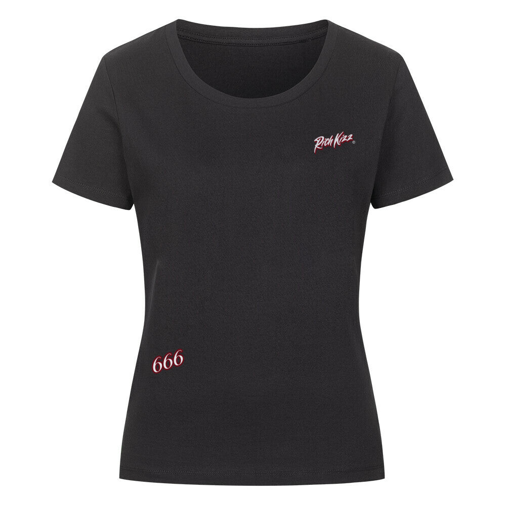 Premium Organic Damen Shirt "666" Richkizz Streetwear aus Bio-Baumwolle