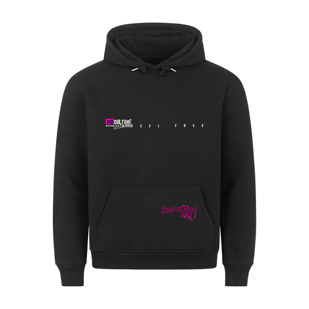Premium Unisex Hoodie - "Bad Neighbor" purge look designer Hoodie mit Masken Motiv, Herren Kapuzenpullover mit Print, Streetwear Hoodie Männer von Richkizz mit Taschenprint