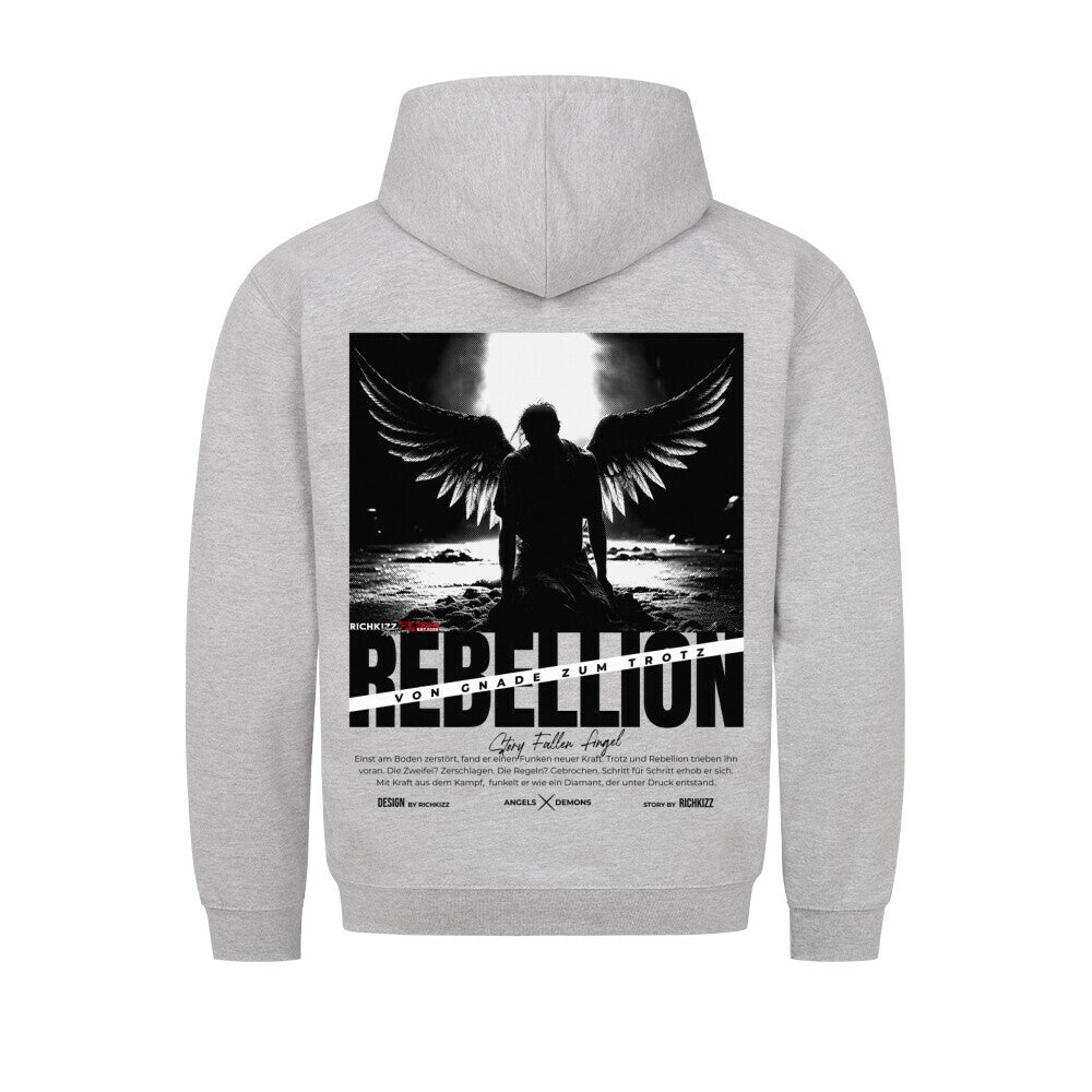 Rebellion Hoodie Unisex Richkizz grau