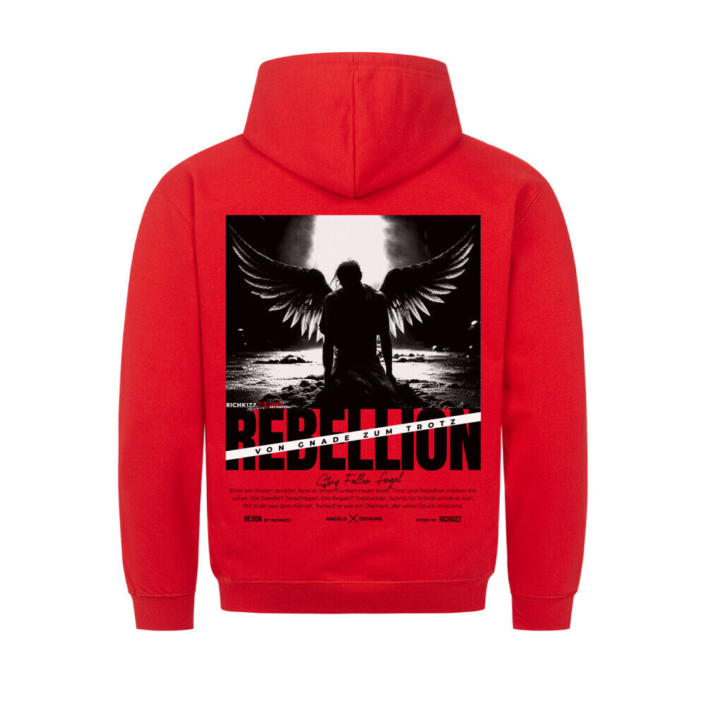 Rebellion Hoodie Unisex Richkizz rot