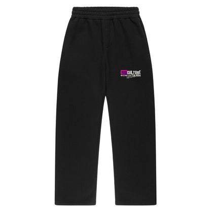 Damen Oversized Sweatpants Bad Girls Jogger Jogginghose Streetwear Bad Clothing Purge Motiv schwarz