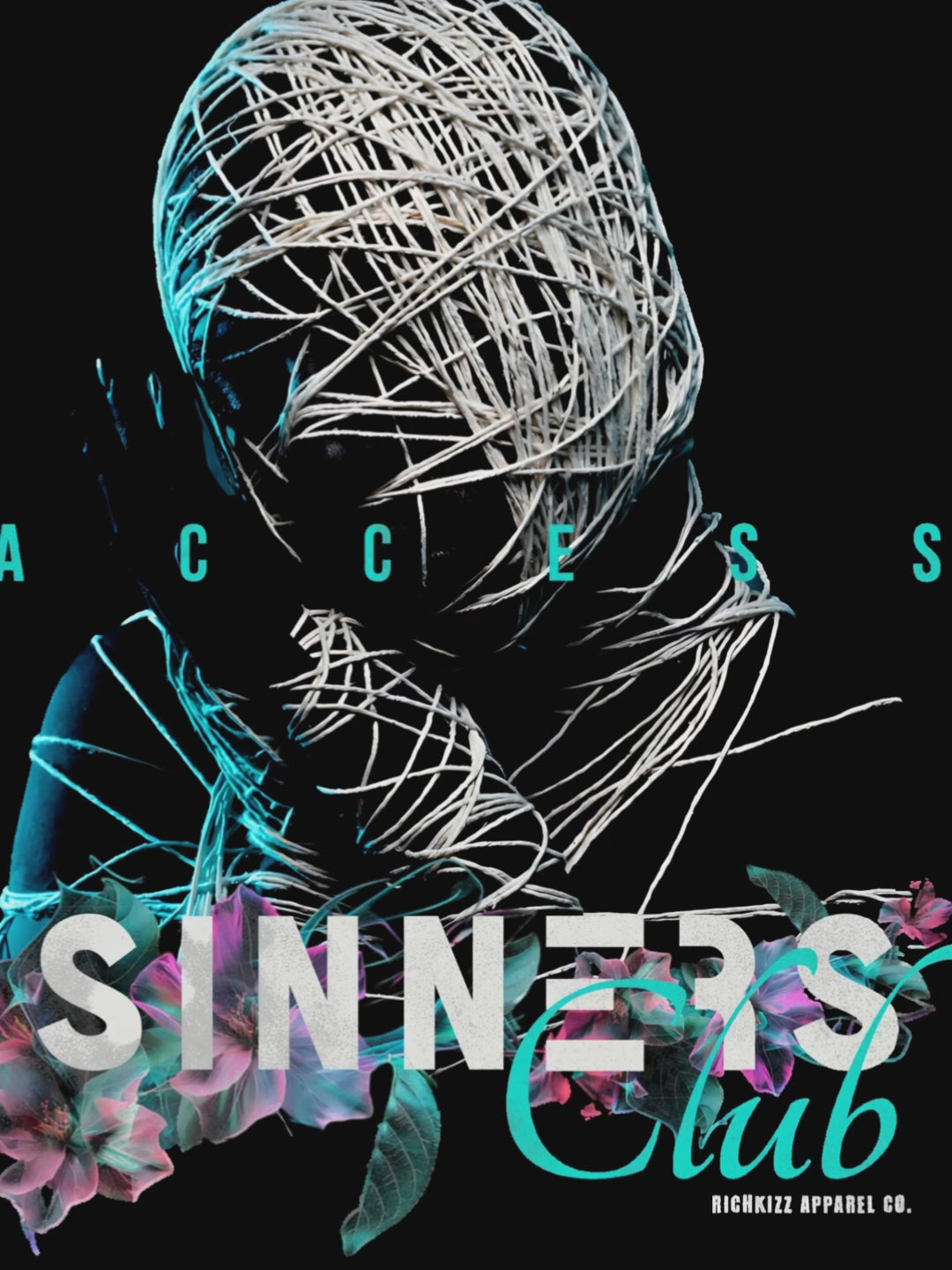 Produktvideo Sinners Oversized Herren Tee von Richkizz Streetwear