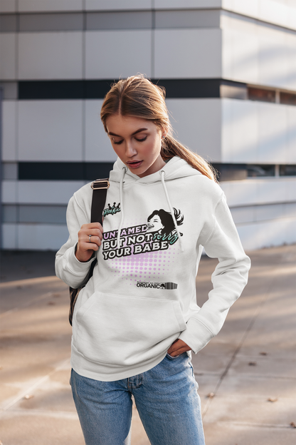 süßer Hoodie für Frauen von Richkizz Streetwear, weißer Kapuzenpullover ungezähmt wilde Frauen, frecher Hoodie für Damen 